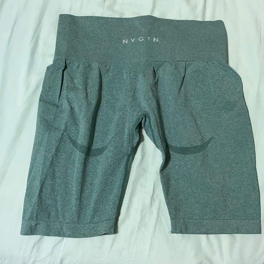 NVGTN Seamless Biker Short - Khaki Green